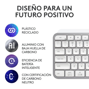 Tastatura wireless Logitech MX Keys S - QWERTY ESP, design ergonomic, actiuni inteligente - Img 2