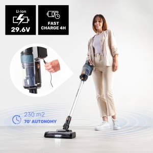 Taurus Homeland Ultimate HVCA7295B, Aspirator pentru matura, plastic metalic, 150 W | Digital - Img 5