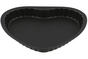 Tava de copt BALLARINI Herzform, Aluminiu, 25 x 25 cm, Negru