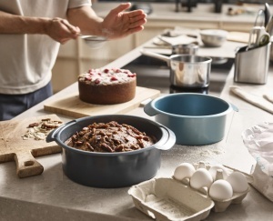 Tava de copt Joseph Joseph Nest Bake, 23 cm, Karbonstahl, Antihaft, Design compact - Img 5