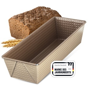 Tava de copt paine Zenker 7356, otel cu strat antiaderent, 30.5x11.5 cm