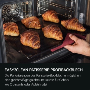 Tava de copt perforata AEG COTE2CBAKE, antiaderenta, ceramica, 46.3 x 38.5 x 1.1 cm - Img 2