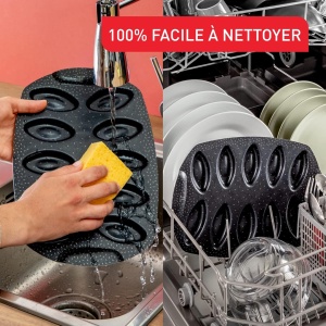 Tava de copt Tefal PerfectBake J5734202, 10 forme, antiaderenta, aluminiu reciclat - Img 5