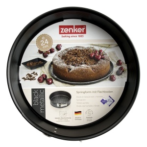 Tava de copt Zenker 24 cm, cu antiaderenta, neagra, 1 bucata - Img 4