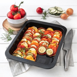 Tava de copt Zenker SPECIAL COOKING, 33 x 5 x 25 cm, Emaille, Negru - Img 6