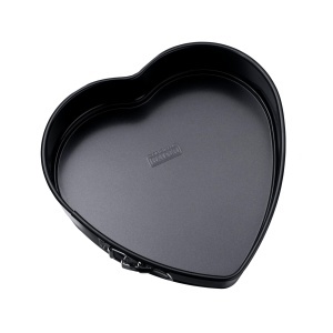 Tava pentru copt Kaiser Springform Herz Classic, 26 cm, neagra - Img 3