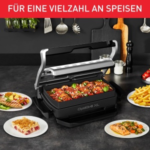 Tava pentru copt Tefal OptiGrill XA725870, antiaderenta, 28.5 cm, neagra - Img 2