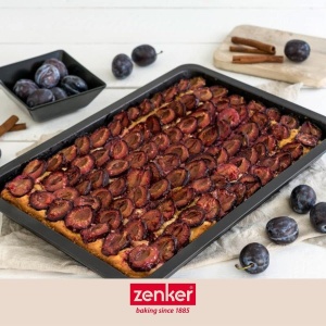 Tava pentru prajituri Zenker Pflaumenkuchenblech, 42 x 29 cm, antiaderenta, neagra - Img 4