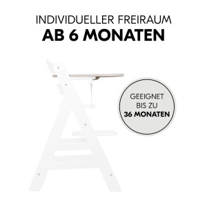 Tava pentru scaun hauck Click Tray Speckle Beige montare rapida material reciclat GRS - Img 8
