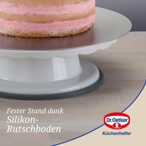 Tava rotativa Dr Oetker O 275 cm pentru decorarea torturilor albgri - Img 6
