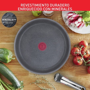 Tefal Ingenio Natural On Vase de gatit, 4 bucati, stivuibil, acoperire antiaderenta, inductie, L7669253 - Img 4