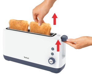 Tefal Toaster Minim TL302110 Compact Alb Functii Avansate - Img 6