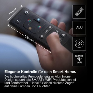 Telecomanda OSRAM SMART WIFI, reincarcabila USB-C, negru, IP20 - Img 2