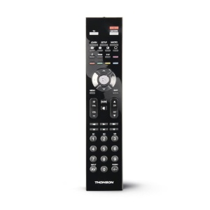 Telecomanda universala Thomson 2-in-1 cu functie de invatare potrivita pentru pana la doua dispozitive si peste 1000 de marci negru - Img 1