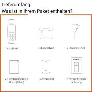 Telefon DECT Gigaset Easy 520HX cu Ladeschale, SOS, Negru - Img 8