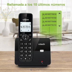 Telefon fara fir pentru seniori VTech CS2000, ecran iluminat, blocare apeluri, negru - Img 7