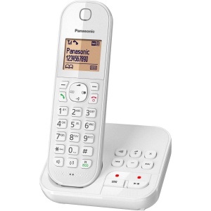Telefon fix DECT Panasonic KX-TGC420FRW, alb, design robust si durabil - Img 2