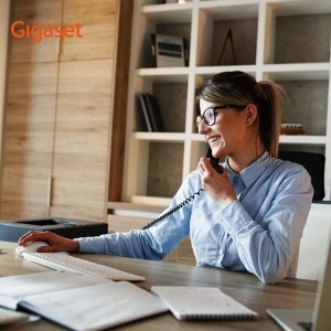 Telefon fix Gigaset Desk 600, 7 taste directie, freisprech, negru - Img 7