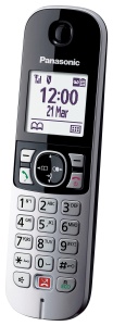 Telefon Mobil Panasonic KX-TGA685, Negru-Silver, Freisprech, Agenda 120 Numere - Img 3