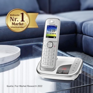Telefon Panasonic KX-TGJ320GW Negru cu Anrufbeantworter si Display Color - Img 7