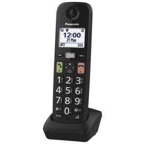 Telefon Panasonic KX-TGUA10EXB Mobil Tip DECT Tasta Favoriti Compatibil Aparat Auditiv Negru