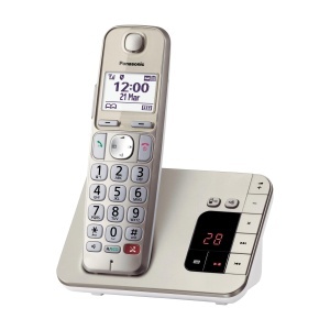 Telefon wireless Panasonic KX-TGE260GN cu functie de blocare apeluri si volum ridicat