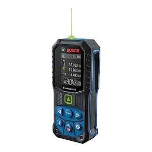 Telemetru laser profesional Bosch GLM 50-27 CG laser verde raza de actiune pana la 50 m robust IP65 transmisie de date Bluetooth 2 baterii AA bucla ge - Img 3