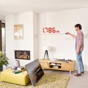 Telemetru laser Zamo de generatia a 4-a Bosch (masurare simpla si precisa pana la 25 m, baterii reincarcabile prin USB-C, cu interfata adaptor, intr-o cutie) - Img 8