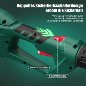 Teleskop Heckenschere HYCHIKA 900W, putere mare, lungime ajustabila 200-250 cm - Img 2