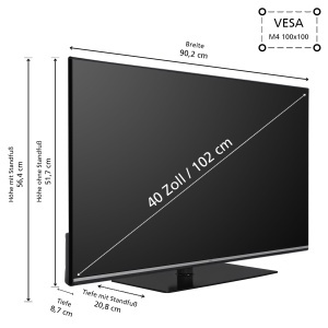 Televizor JVC LT-40VQF555D QLED 40 inch Full HD, Smart TV - Img 3
