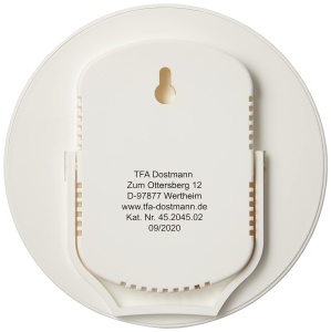 Termohigrometru Analog TFA Dostmann 45204502 InteriorExterior Zone de Confort Colorate Alb - Img 4