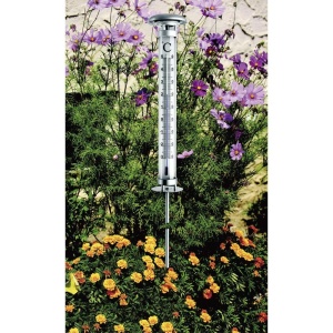 Termometru de gradina TFA Dostmann SOLINO, cu iluminare solara, 1m - Img 2
