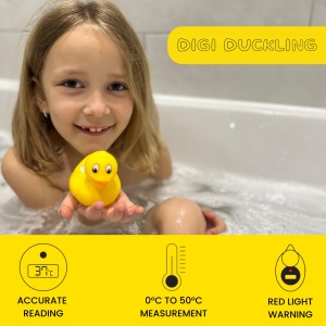 Termometru digital pentru apa TensCare Digi Duckling, 0-60C, cu afisaj LCD - Img 5
