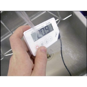 Termometru digital TFA Dostmann LT-101 cu sonda, alarma optica si acustica, 160 cm cablu - Img 2