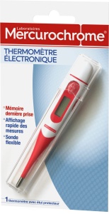 Termometru electronic Mercurochrome, utilizare rapida, sonde flexibile