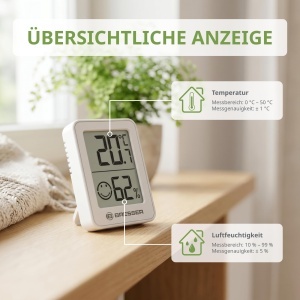 Termometru si Higrometru Digital Bresser ClimaTemp, Compact, cu Indicator de Comfort - Img 5