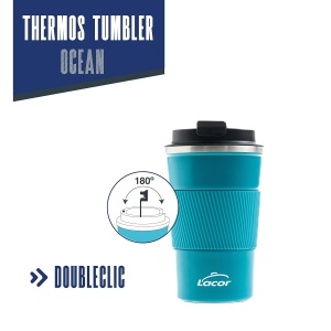 Termos Lacor Ocean 63135, 500 ml, inox dublu perete, albastru - Img 6