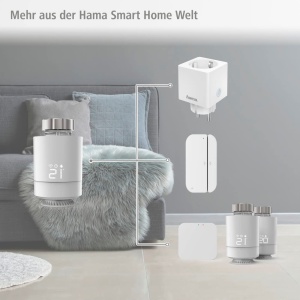 Termostat inteligent Hama Smart Home control prin aplicatie alb compatibil Alexa si Google Home - Img 7