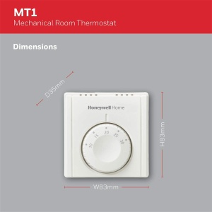 Termostat mecanic Honeywell Home THR830TEU MT1, control precis, alb - Img 4