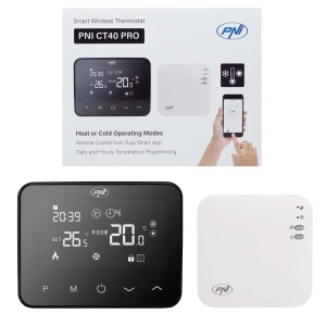 Termostat Wireless PNI CT40 PRO cu WiFi, Alb, 4 Programe Zilnice - Img 2