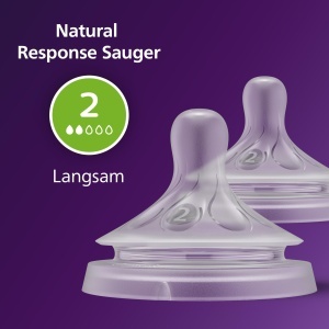 Tetina Philips Avent Natural Response SCY96202 Anti-Colici Debit Lent Set 2 Bucati - Img 6