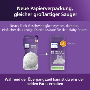 Tetina Philips Avent SCY96302 Natural Response BPA-Free Anti-colici Set 2 bucati Flux 3 1 luni - Img 8