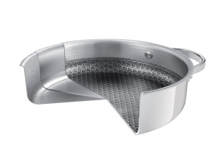 Tigaie adanca Tescoma SteelCRAFT cu capac, 28 cm, 2 manere - Img 2