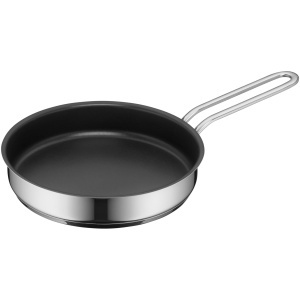 Tigaie antiaderenta WMF Mini 18 cm, Cromargan, pentru inductie, ideala pentru portii mici