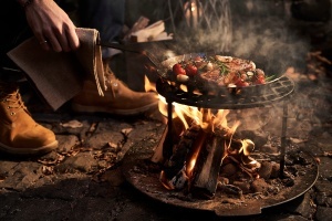 Tigaie din fier Zwilling Forge O28cm robusta pentru grill si prajire argintiu - Img 6