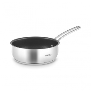 Tigaie din inox Karaca Emirgan 22 cm, capacitate 2.3 L, antiaderenta