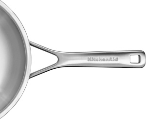 Tigaie din inox KitchenAid Multiply, 28 cm, PFAS-free, inductie, argintie - Img 3