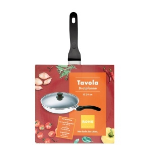 Tigaie din inox Rohe Germany Tavola 24 cm cu capac, antiaderenta - Img 6