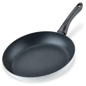 Tigaie FACKELMANN Arcadalina 28cm Antiaderenta, Aluminiu reciclat, Hitra 150C, NegruAlb