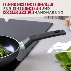 Tigaie Fackelmann Brandao - 16 cm, Aluminiu reciclat, Culoare neagra - Img 5